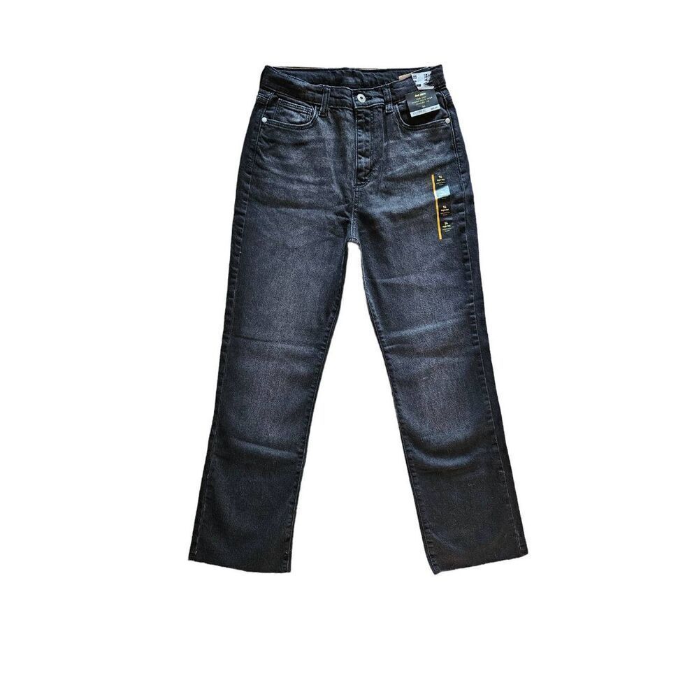 Art Class High Rise Straight Leg Dad Jeans Black 14 (Girls)